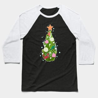Beachy Christmas tree Baseball T-Shirt